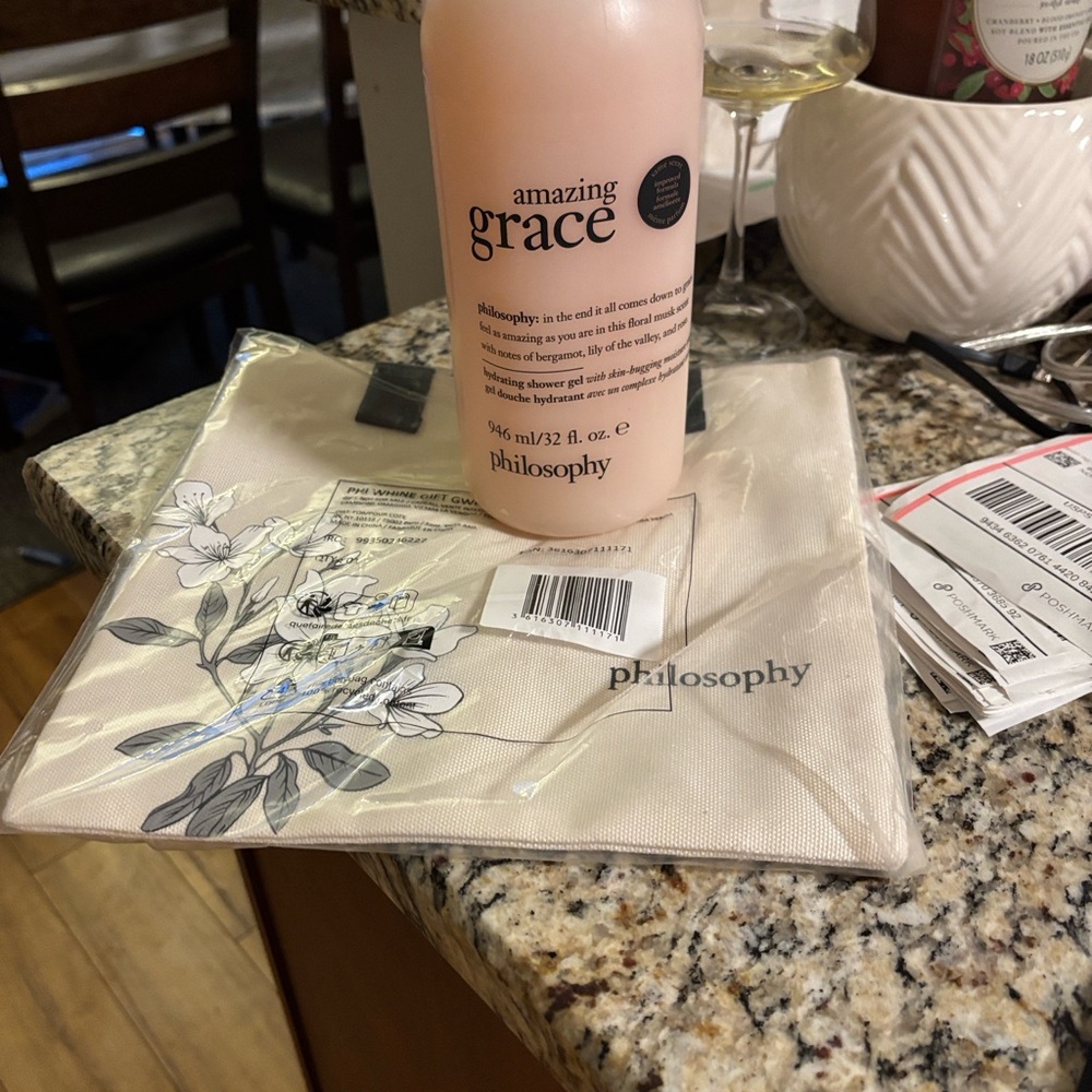 Adidas Cream and Black Tote Bag
